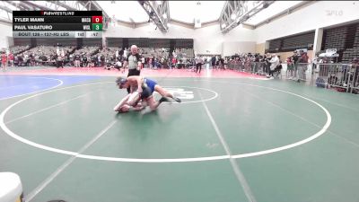 127-H2 lbs Semifinal - Tyler Mann, MacArthur vs Paul Vasaturo, West Islip