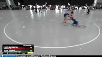 106 lbs Cons. Round 2 - Matthew Deutch, Black Ops WC vs Bode Walker, Berge Elite Wrestling Academy