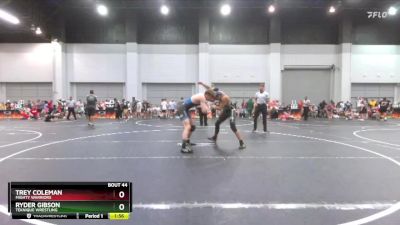 141 lbs Semifinal - Ryder Gibson, Teknique Wrestling vs Trey Coleman, Mighty Warriors