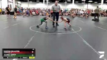 48 lbs Round 1 (4 Team) - Easton DeLauter, Savage WA vs Clancy Smith, PA Alliance Red