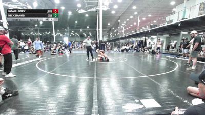 108 lbs 5th Place - Noah Losey, Journeymen Wrestling Red - HSC vs Nick Banos, Southern Regional - HSC