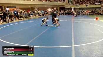 61 lbs Champ. Round 1 - Calvin Doll, Paynesville vs Bodhi Pietig, Byron