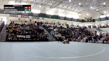 113 lbs 2nd Wrestleback (16 Team) - Jordan Maxwell, Ware County vs Chris Brown, Cambridge