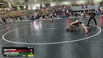 115 lbs Quarterfinal - Cain Cochran, SDWA vs Kaiden Sorensen, Arlington Wrestling Club