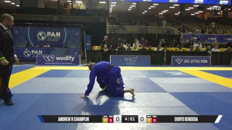 Denys Bendega vs Andrew R Champlin 2026 Pan Jiu Jitsu IBJJF Championship