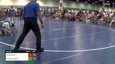 130 lbs Placement Matches (16 Team) - Alissa Washington, SOWA vs Giada Scherich, SD Heat