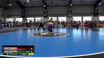 184 lbs Cons. Semi - Adam Medeiros, Heidelberg University vs Owen McDaniel, Albion College