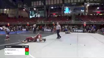 123 lbs Consolation - Braeden Kleinschmit, League Of Heroes vs Liam Fox, Bear Cave