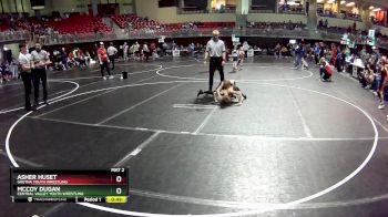 62 lbs Cons. Semi - Asher Huset, Gretna Youth Wrestling vs McCoy Dugan, Central Valley Youth Wrestling