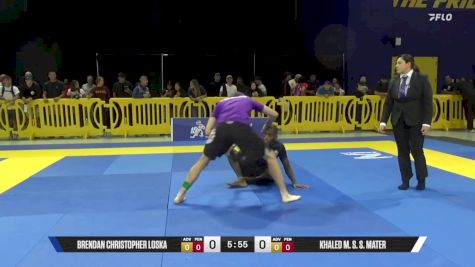 Khaled M. S. S. Mater vs Brendan Christopher Loska 2025 Pan IBJJF Jiu-Jitsu No-Gi Championship