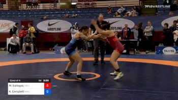 57 kg Consolation - Marissa Gallegos, Colorado Mesa Wrestling Club vs Kelsey Campbell, Sunkist Kids Wrestling Club