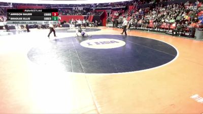 1A 144 lbs Cons. Round 2 - Bradlee Ellis, Farmington vs Arrison Bauer, Lena (L.-Winslow)