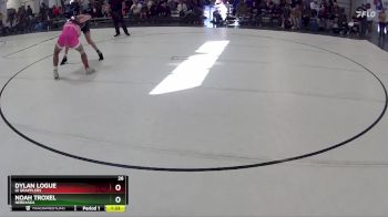 147 lbs Champ. Round 2 - Noah Troxel, Nebraska vs Dylan Logue, GI Grapplers