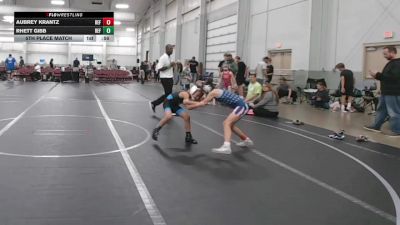 64-68 lbs 5th Place Match - Aubrey Krantz, Slick Chicks vs Rhett Gibb, Primus Wrestling Club