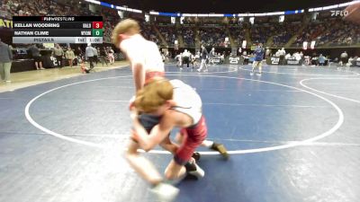 103 lbs Pigtails - Kellan Woodring, Bald Eagle Area vs Nathan Clime, Wyoming Valley West