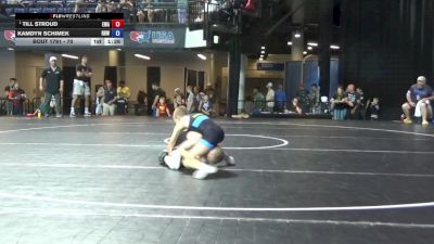 70 lbs 1st Place Match - Till Stroud, Edina Wrestling Association vs Kamdyn Schimek, Ragin Raisins Wrestling