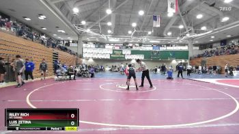 138 lbs Cons. Round 3 - Riley Rich, Mt. Carmel vs Luis Zetina, Lakeside