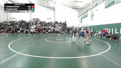 150 lbs Semifinal - Thomas Mahon, Foran vs Thomas Frez, Avon