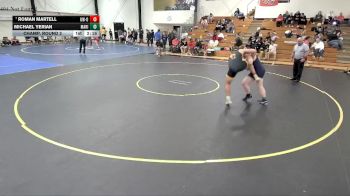 285 lbs Champ. Round 2 - Roman Martell, Wisconsin-Oshkosh vs Michael Yerian, Marian University (IN)