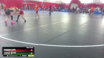 107-115 lbs Round 1 - Mariah Remer, Millie Lacs vs Phoenix Fure, Cambridge-Isanti