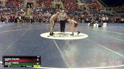 127 lbs Cons. Round 1 - Sulley Krenz, Williston vs Kaden Philion, Minot