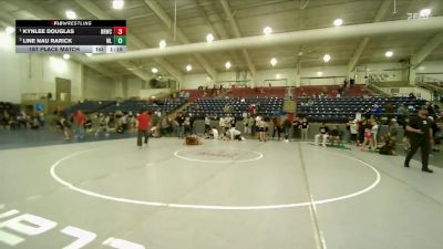 100 lbs 1st Place Match - Kynlee Douglas, Bear River Wrestling Club vs Line Nau Rarick, Westlake