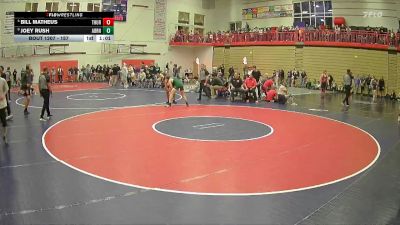 157 lbs Semifinal - Joey Rush, Auburn vs Bill Matheus, Thurston