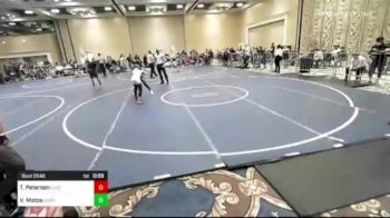 90 lbs Consi Of 4 - Ty Petersen, East Idaho Elite vs Victor Matos, Boneyard