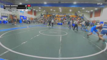 190 lbs Champ. Round 1 - Michael Martinez, Carter vs Brody Carson, Fountain Valley