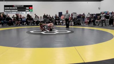 129 lbs Round 3 (6 Team) - Jaxon Gillespie, POWA vs Gunner Perkins, Westshore