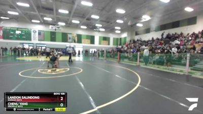 Boys 128 lbs Quarterfinal - Eric Pho, Red Bluff Boys vs Samuel Blue, Lassen Boys