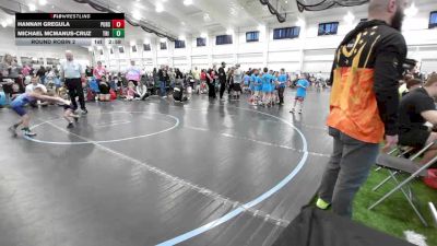 40 lbs Round Robin 2 - Hannah Gregula, Pursuit-Yth vs Michael McManus-Cruz, Tri State Hammers-Yth