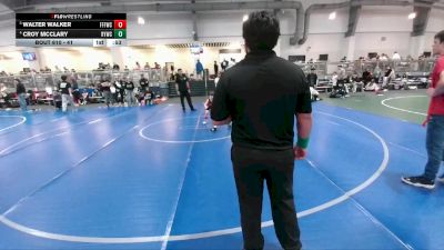 41 lbs 2nd Place Match - Walter Walker, Fitness Fight Factory Wrestling Club vs Croy McClary, Randall Youth Wrestling Club