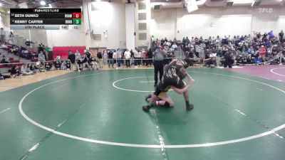 165 lbs 5th Place - Seth Dunko, RHAM vs Kenny Carter, Daniel Hand