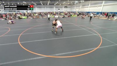 250 lbs Champ. Round 1 - Nahid Hussain, Unattached vs Andre De Leon, Tiger Wrestling Club