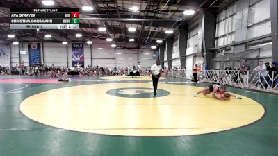 126 lbs Rr Rnd 1 - Ava Strayer, Indiana Outlaws Pink vs Christina Borgmann, BHWC | Florida Supreme Girls