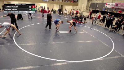 14U - 140 lbs Champ. Round 1 - Grayson Varbanov, Lakeville Youth Wrestling Association vs Chase Whitney, Minnesota