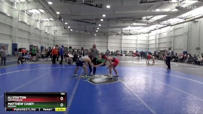 133 lbs Cons. Round 3 - Matthew Casey, Messiah vs AJ Stayton, Shippensburg