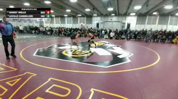 125 lbs Quarterfinal - Kinsey Wells, Roosevelt vs Lucille Cammilleri, Chatfield