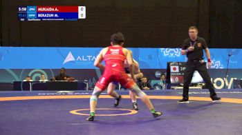 61 kg Qualif. - Akito Mukaida, Japan vs Mikita Berazun, UWW