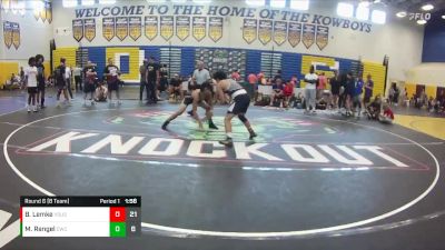 132 lbs Round 6 (8 Team) - Michael Rangel, Claw WC vs Brandon Lemke, VSUS Athletics RTC