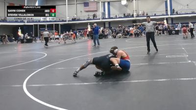 157 lbs Consi Of 16 #1 - Gavin Cohen, American University vs Steven Villalobos, Bellarmine