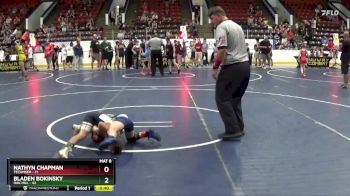 60 lbs Quarterfinal - Nathyn Chapman, Tecumseh vs Bladen Bokinsky, Oak Hill