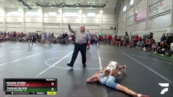 80 lbs Round 2 (8 Team) - Thomas Block, ACES Of Diamonds vs Mason Myers, Armory/Revolution