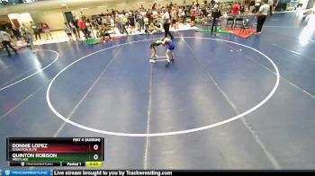 57-61 lbs Round 3 - Donnie Lopez, Evanston Elite vs Quinton Robison, Westlake