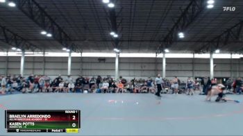 119 lbs Round 1 (4 Team) - Braelyn Arredondo, All IN Wrestling Academy vs Kasen Potts, Hawks WC