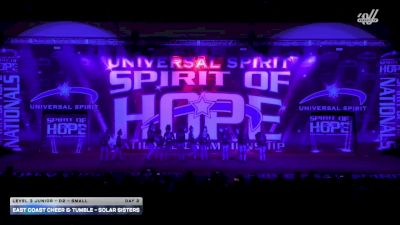 East Coast Cheer & Tumble - Solar Sisters [2026 L3 Junior - D2 - Small Day 2] 2026 Spirit of Hope Grand Nationals