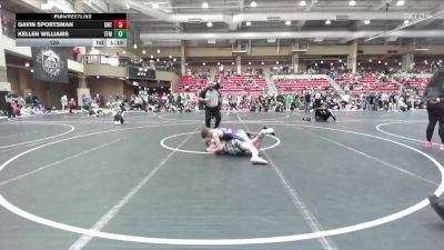 120 lbs Round 1 (4 Team) - Gavin Sportsman, The Untouchables vs Kellen Williams, Task Force Mustang
