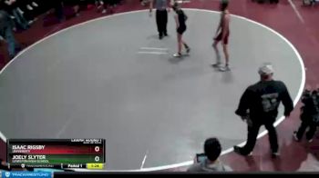 98 lbs Champ. Round 1 - Joely Slyter, Lewiston High School vs Isaac Rigsby, University