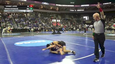 141 lbs Champ. Round 1 - Johnny Lopez, San Fran. St. vs Ronan Schuelke, McKendree